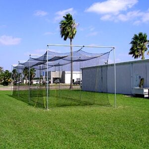 Batting Cage with Weather Guard Dip